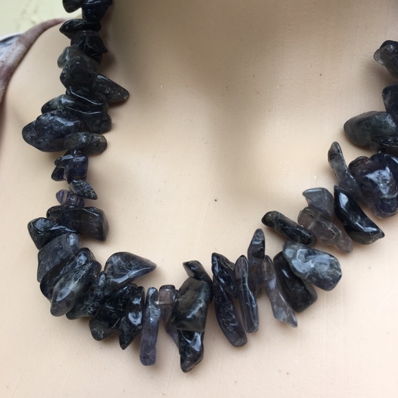 SALE 💃🏻SMOKEY QUARTZ AGATE & AMETHYST NECKLACE - Picture 2 of 8